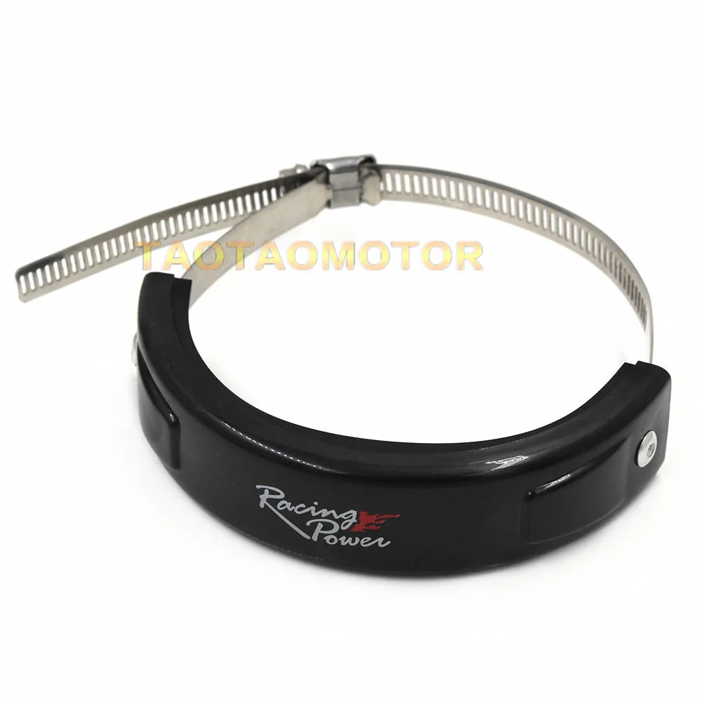 Черные аксессуары для мотоциклов выхлопная защита может покрыть CB CRB YZF TTR KTM EXC R6 ZX