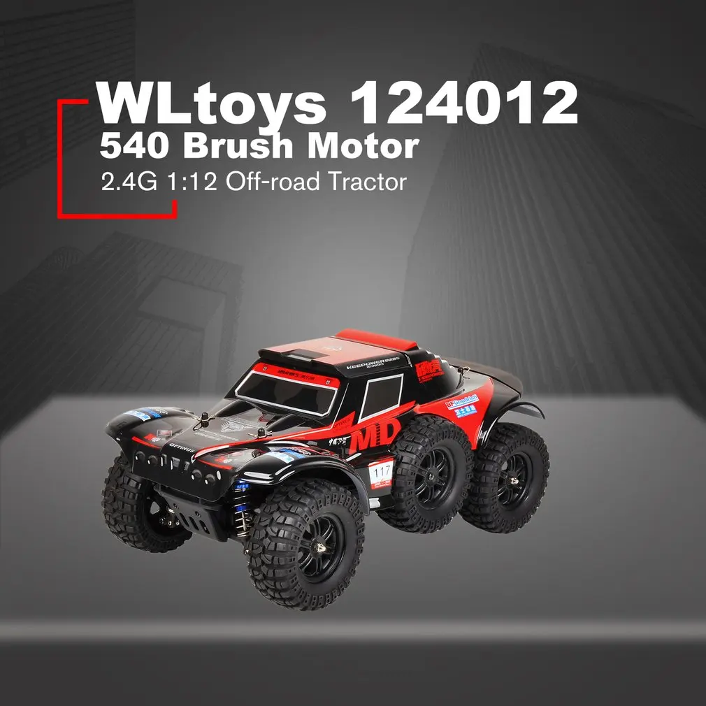 WLtoys 124012 RC альпинист 540 щеточный мотор 2 4G 1:12 Электрический внедорожный