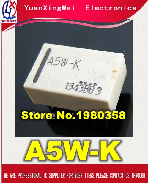 Реле 2 шт. мкм 5 В аудио сигнал реле Takamisawa A5W-K DIP-10 | Электроника