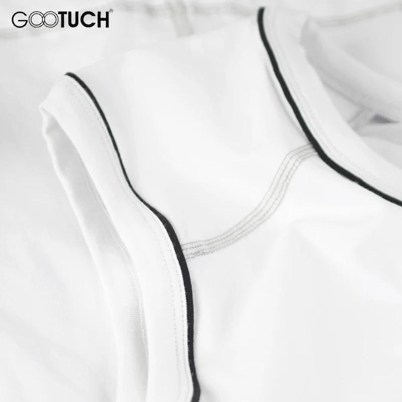 Мужской Хлопковый жилет майки мужские сетчатые облегающие для фитнеса Мужская