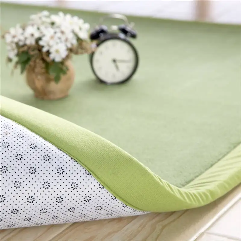 Новинка 2019 коралловый бархатный ковер в японском стиле с татами прикроватное