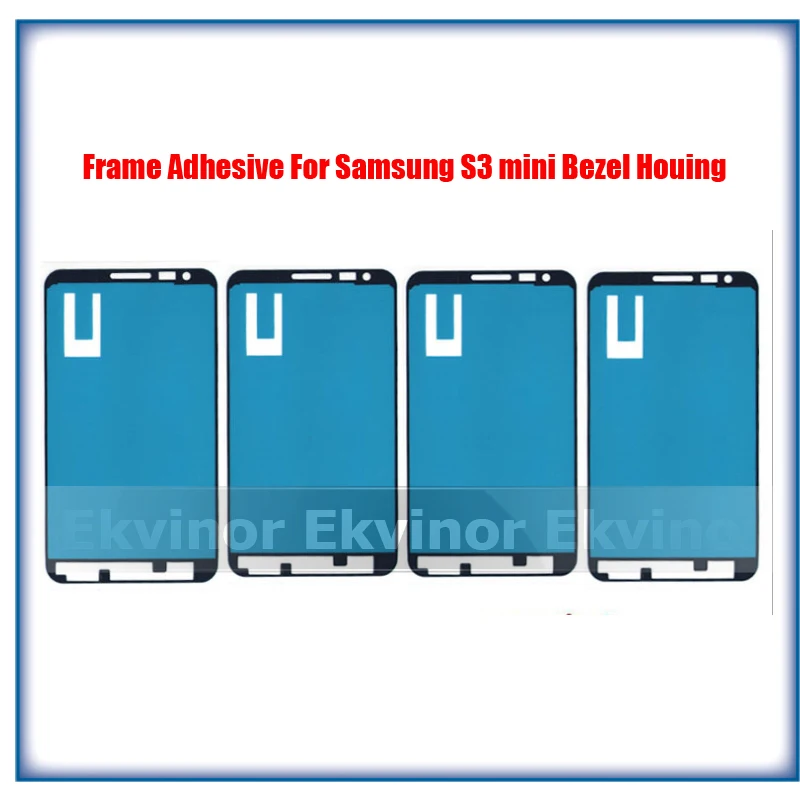 10 шт. предварительно вырезанная рамка Клейкая Лента для Samsung Galaxy S3 mini S4 S5 мини