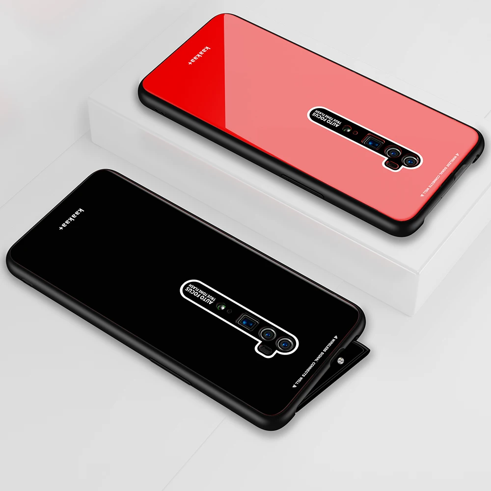 Для OPPO Reno 10X Zoom Case opporeno Gradient Aurora Plexiglass задняя крышка для чехлы