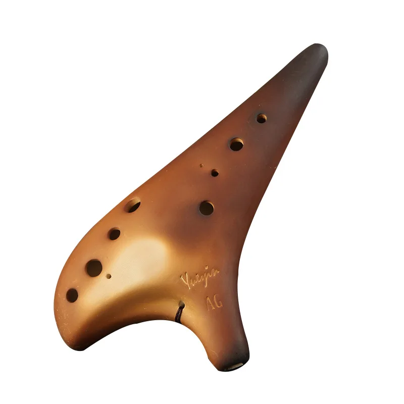 SevenAngel 12 отверстий Alto G Key Ocarina дымчатый процесс окарина профессиональное