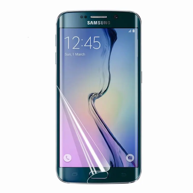 2 шт. для защиты Samsung S6 Edge S6Edge S7 полноэкранная защита HD Прозрачный экран аксессуары