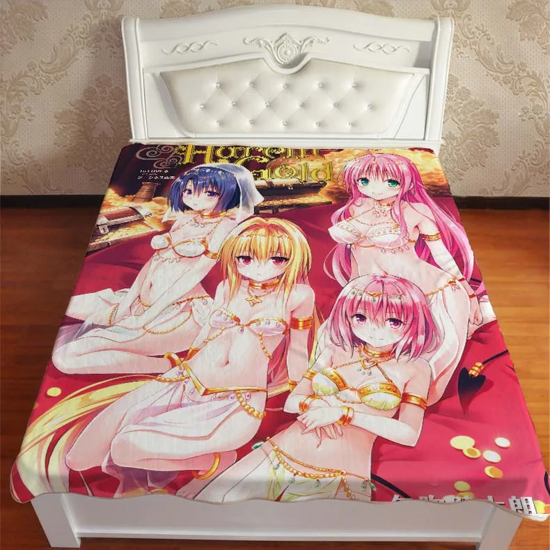 Аниме Манга To Love Ru Throw покрывало 001 | Дом и сад
