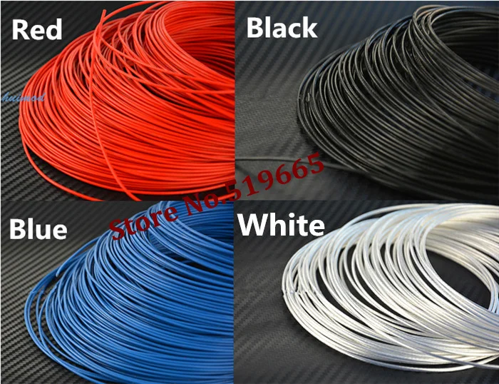 Высококачественная тефлоновая серебряная проволока 18AWG 1 кв. М Посеребренная