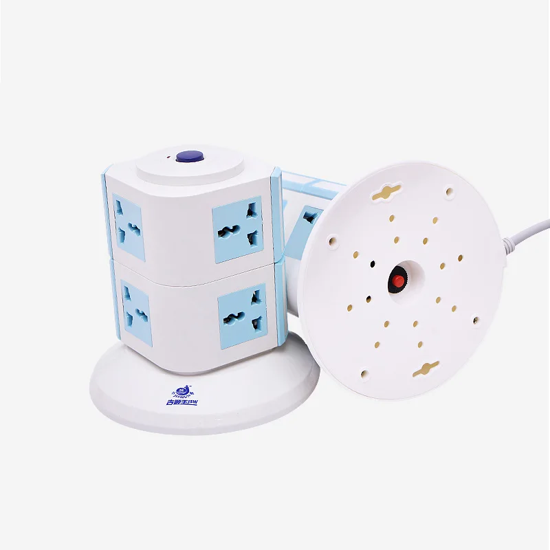 Общий Выключатель 8 Банды Вертикальной Розетки 250 В Несколько Розетка Расширение