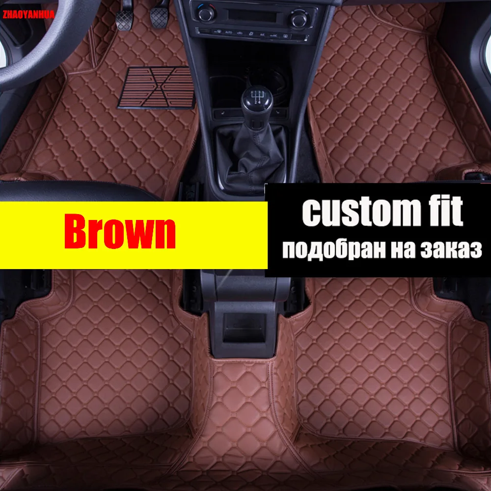 Автомобильные коврики ZHAOYANHUA для BMW 3/4/5/6 Серия GT M3 X1 X3 X4 X5 X6 Z4 6D стильные напольные