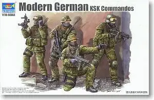 Trumpeter масштаб 1/35 фигурка солдата Модель 00422 немецкий спецназ Коммандо (KSK) |