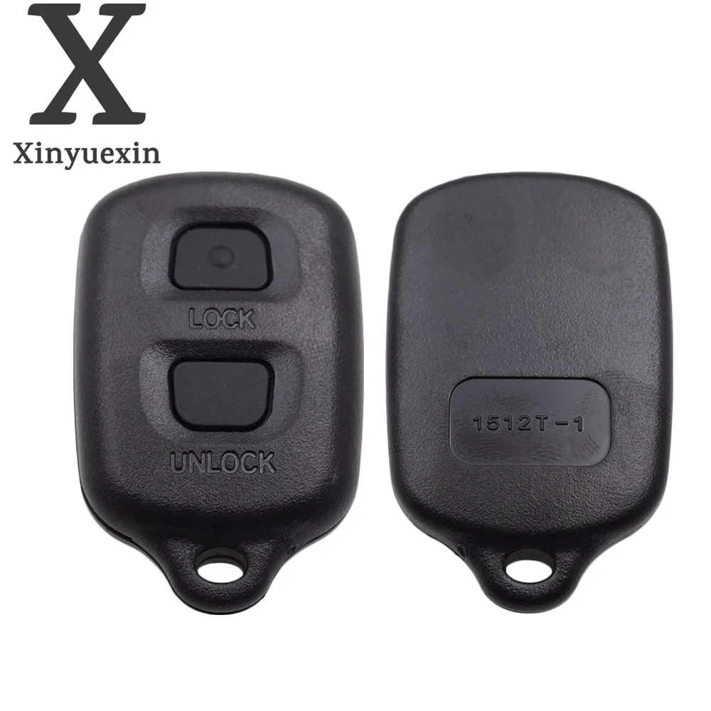 Xinyuexin Replacement Remote Car Key Shell Cover Case Fit for Toyota RAV4 Corolla Keyless Entry 2 Buttons No Logo | Автомобили и