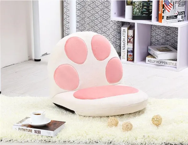 Ivory Color Складной напольный стул для детской мебели, современный регулируемый портативный стул для отдыха и отдыха - Цвет: Ivory Color