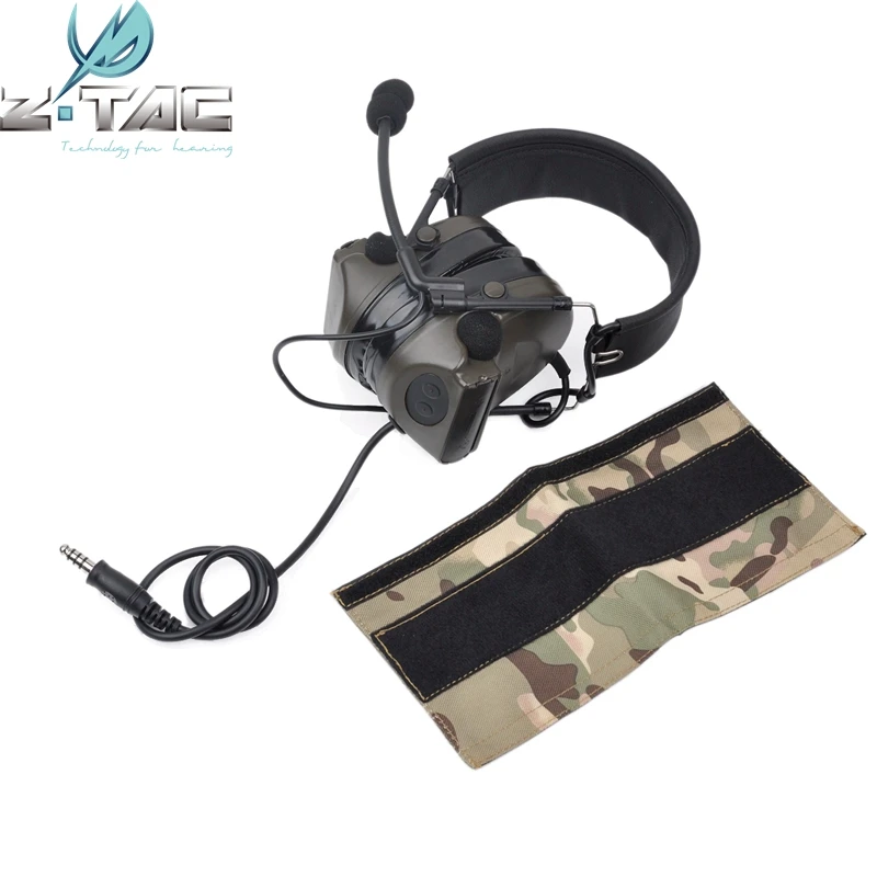 ZTac Peltor Comtac II Гарнитура Модернизированная версия Airsoft шумоподавление авиационные