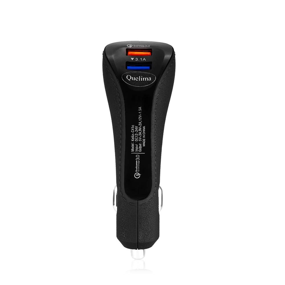 Портативный Quick Charge 3 0 двойной usb порт автомобильное зарядное устройство