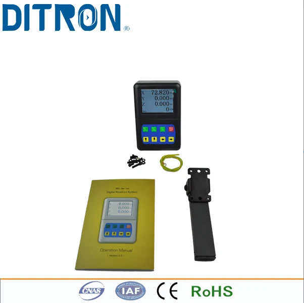 Ditron 3 оси Dro цифровой индикации дисплей + шт. линейные весы оптический кодировщик с