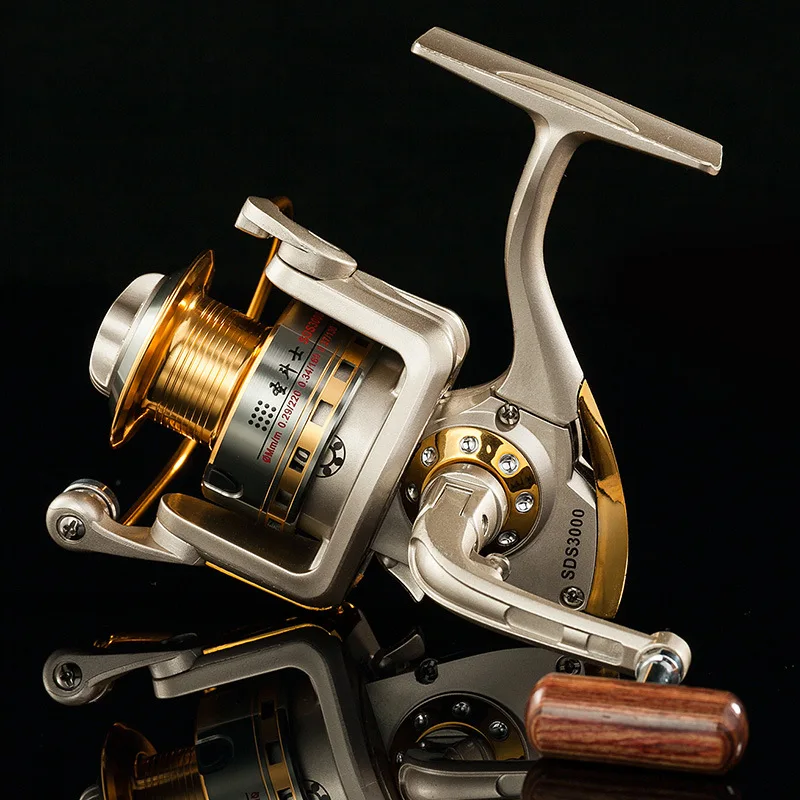 New Fishing Coil Wooden Handshake 12+ 1BB Spinning Reel Professional Metal Left/Right Hand Wheels | Спорт и развлечения