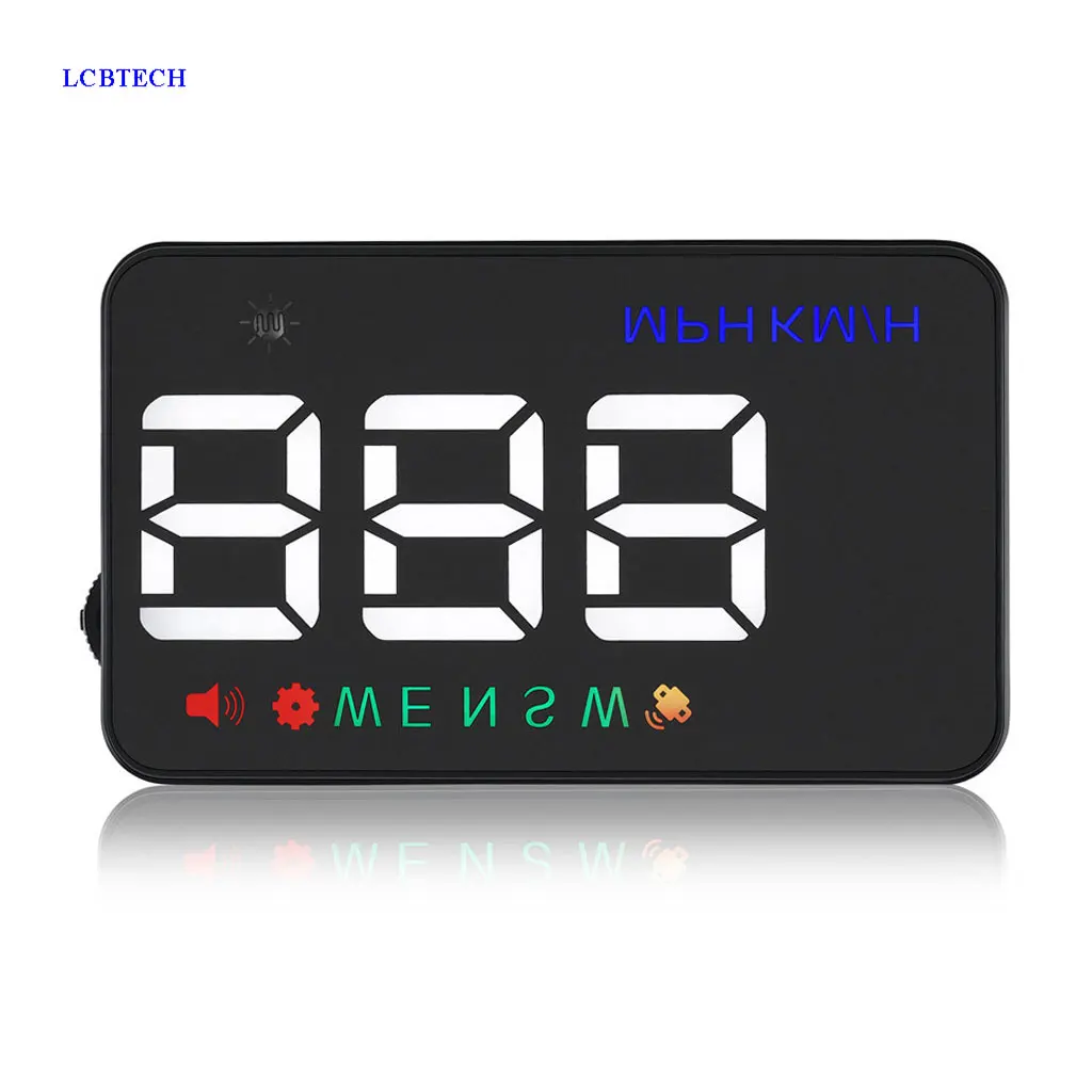 Новый 3 5 дюймовый автомобиль универсальный A5 HUD gps Спидометр Speedo Heads Up цифровой