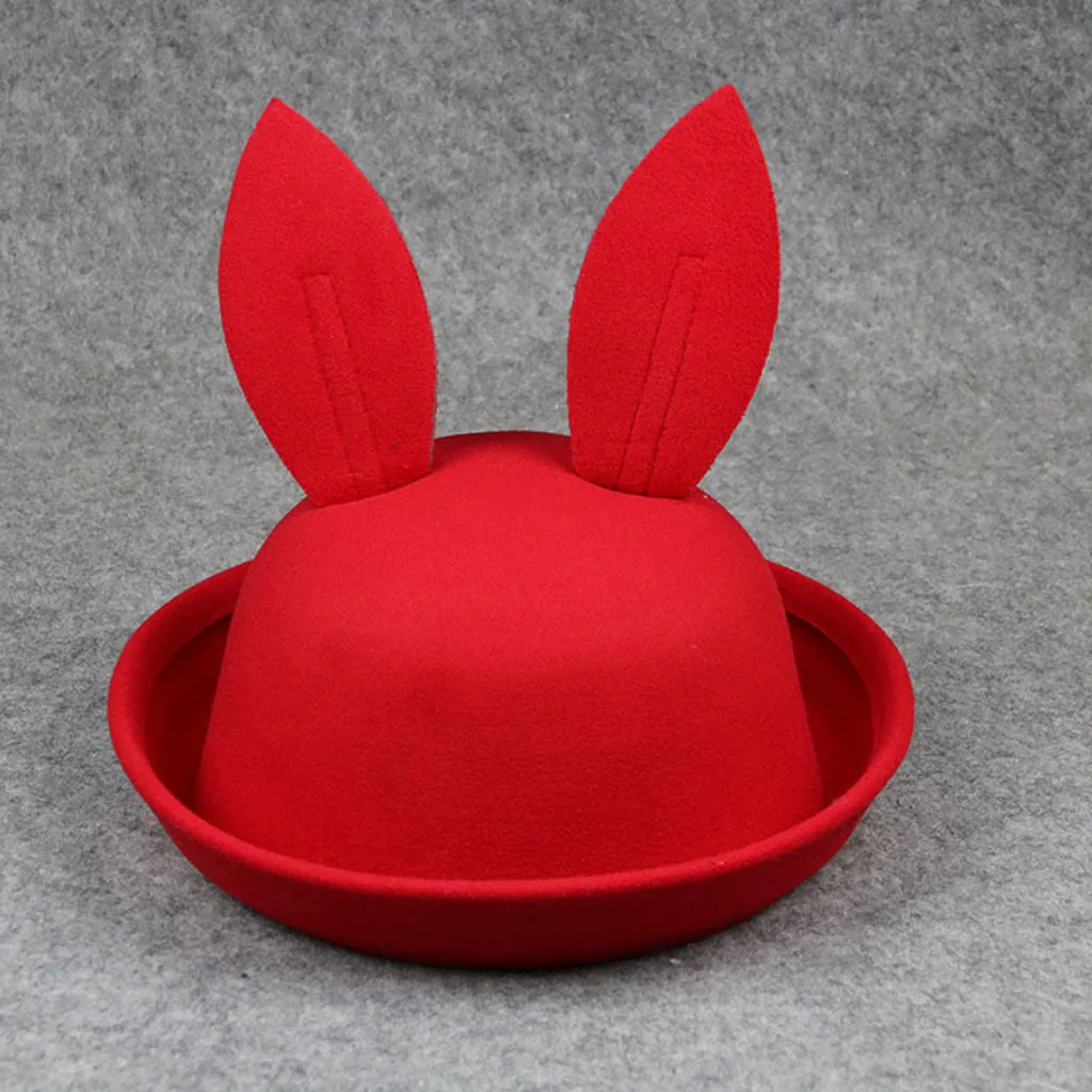 Шапка рыбака для девочек и мальчиков с милыми кроличьими ушками осенне-зимняя