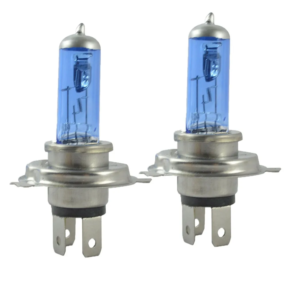 Safego 10 шт H4 ксеноновая галогеновая лампа для автомобильных фар 4300k 12V 55W 60w h4
