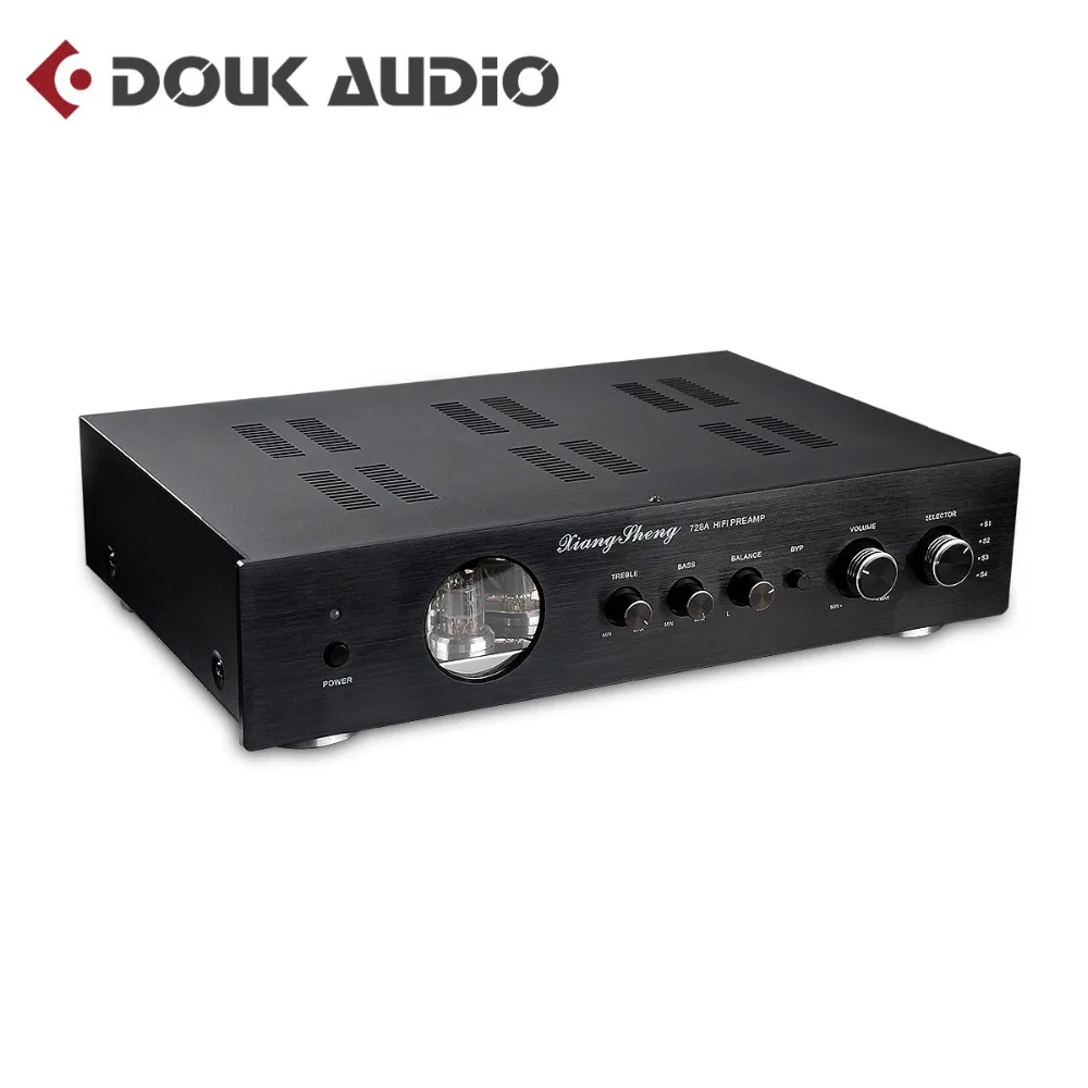 XiangSheng 728A HiFi 12AT7& 12AU7 вакуумный ламповый Предварительный усилитель стерео HiFi предусилитель аудио процессор