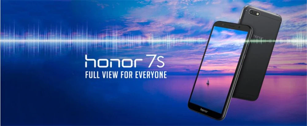 Глобальная версия HONOR 7S 5,45 ''четырехъядерный Android 8,1 4G LTE смартфон 13 МП 5 Мп двойная камера 3020 мАч мобильный телефон