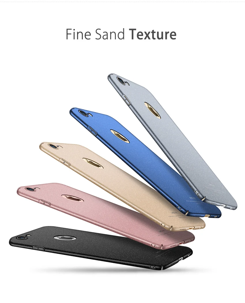 Чехол для iPhone 6 6S чехол для Apple iPhone 6 S 6S Plus чехол Msvii роскошный тонкий 360 полная защита PC матовый жесткая задняя крышка
