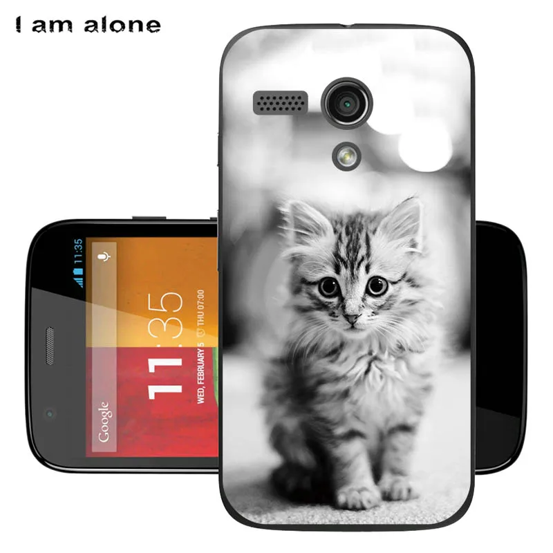 Чехлы для телефонов I am alone для Motorola Moto G XT1032, мягкий ТПУ чехол для мобильного телефона, милые сумки для Motorola Moto G - Цвет: Soft TPU HH68