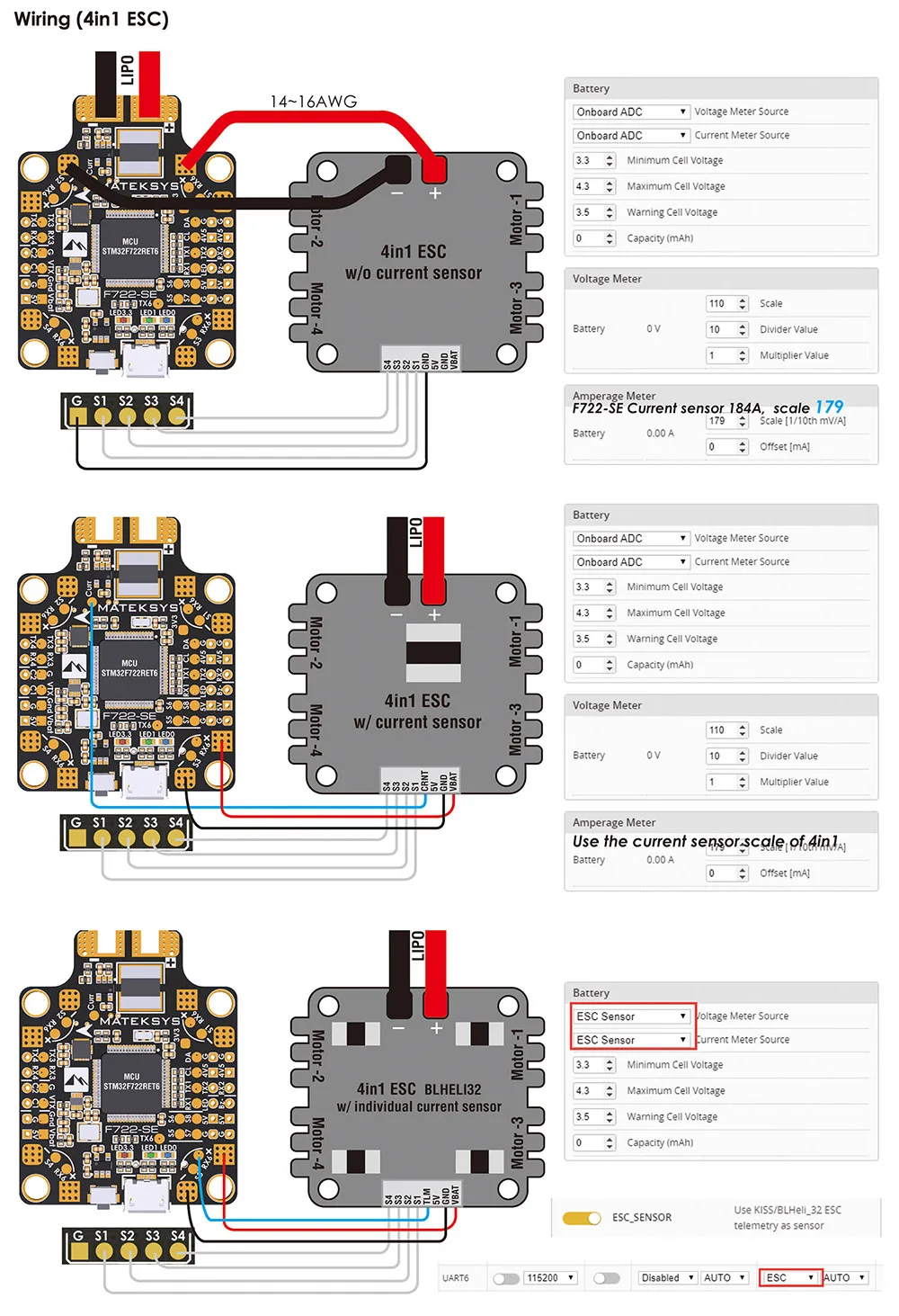 Matek System F722-SE F7 STM32F722 двойной Gryo Контроллер полета встроенный PDB OSD 5 V/2A BEC ток Сенсор F722 SE для быстроходный беспилотный Радиоуправляемый летательный аппарат