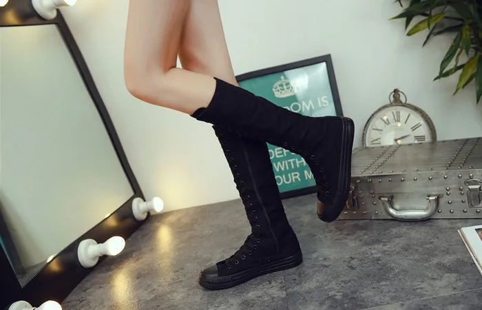 Модные женские парусиновые ботинки женская обувь на плоской подошве визуально