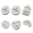 Разнообразные искусственные 3D формы в виде принцессы, королевы, стефенина, инструменты для украшения тортов и кексов из помадки CT2114