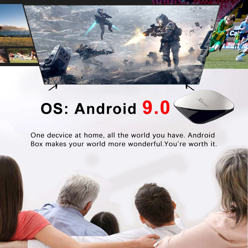 X88 Pro Android 9,0 ТВ-приставка ОЗУ 4 Гб 64 Гб Rockchip RK3318 2,4G& 5G Wifi 4K HDR ТВ-приставка USB 3,0 смарт-Отт-бокс X88PRO 4 ГБ 32 ГБ