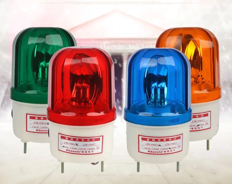 AC 110V 220V DC 12V 24V Промышленный сигнал звуковой сигнальный свет поворотный