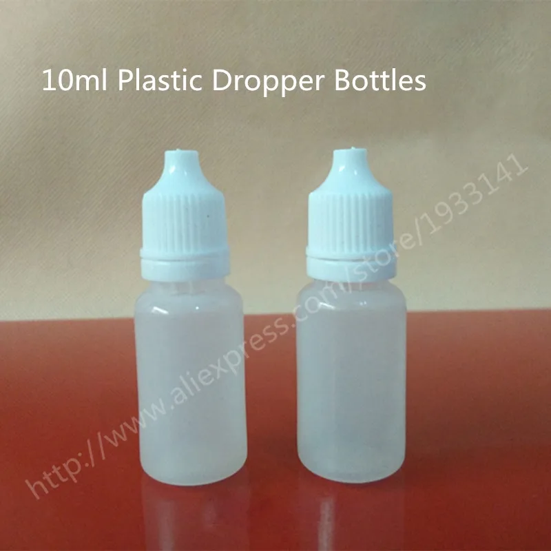 

1500pcs /lot 10ml plastic Dropper bottles NEW LDPE Dispense Store Most Liquids eye drops
