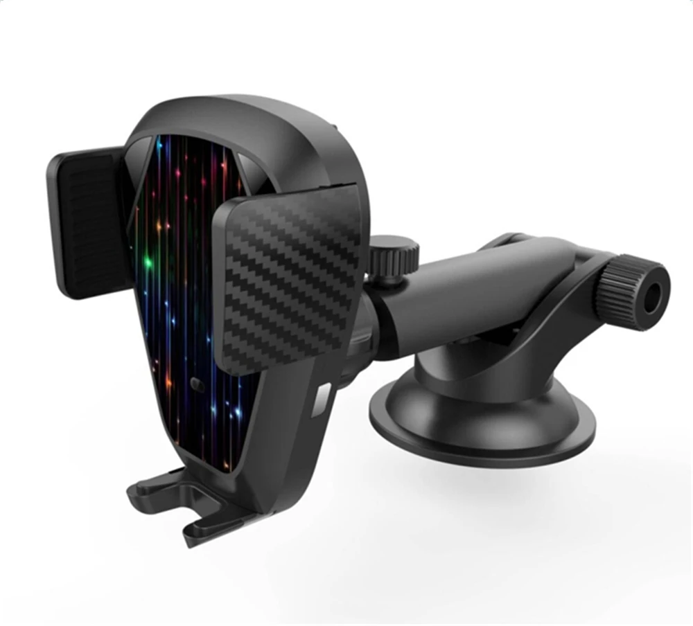 

XUNMA Qi Car Wireless Charger For iPhone Xs Max XR X Samsung Intelligent Infrared Sensor Fast Wirless Charging Car Phone Holder