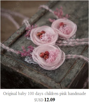newborn photography prop Perm rods cap+electric hair drier+comb+mirror+lipstick+slipper set limited edition photography prop