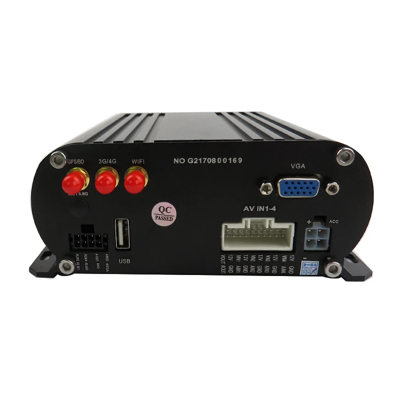 Free Shipping 4 CH WIFI GPS 4G 1080P AHD 2TB HDD Car DVR MDVR Video Recorder Phone Remote Monitor Rear View Camera 7&quot VGA | Автомобили