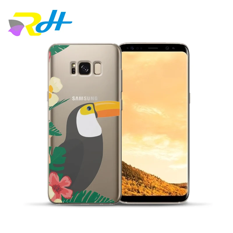 Мягкий ТПУ чехол для Samsung Galaxy S10 Plus Стильный тропический ветер S6Edge S7 Edge S8 S9 S10e Coque Etui