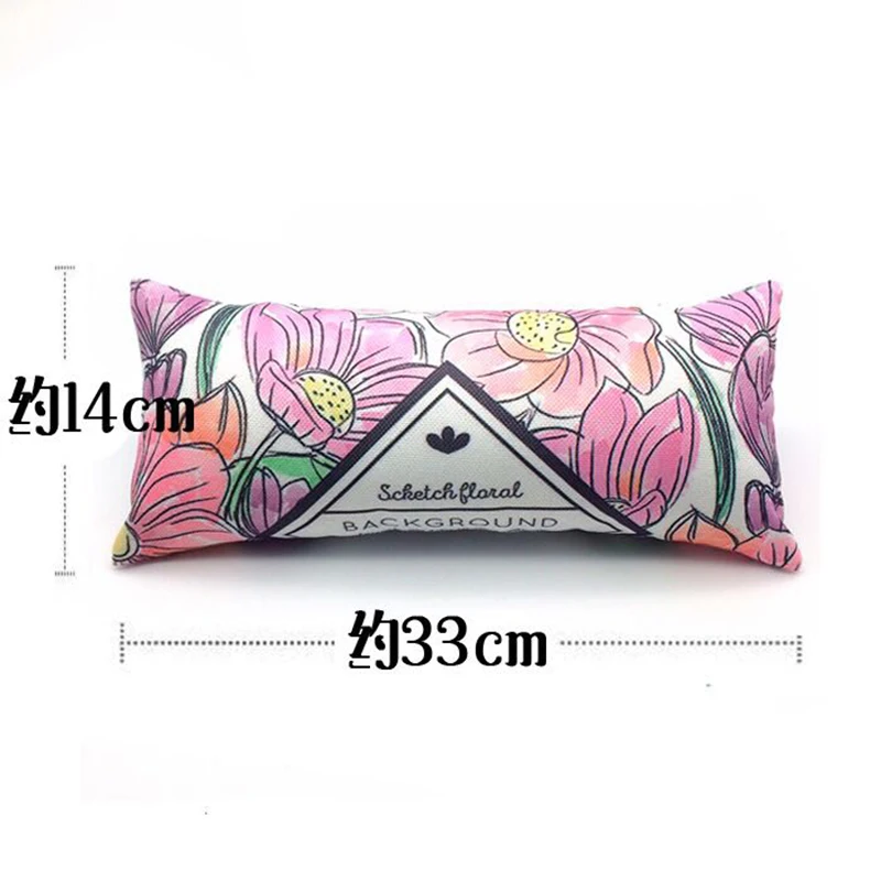 Набор подушек для рук ногтей нордический свежий зеленый Растительный цветок