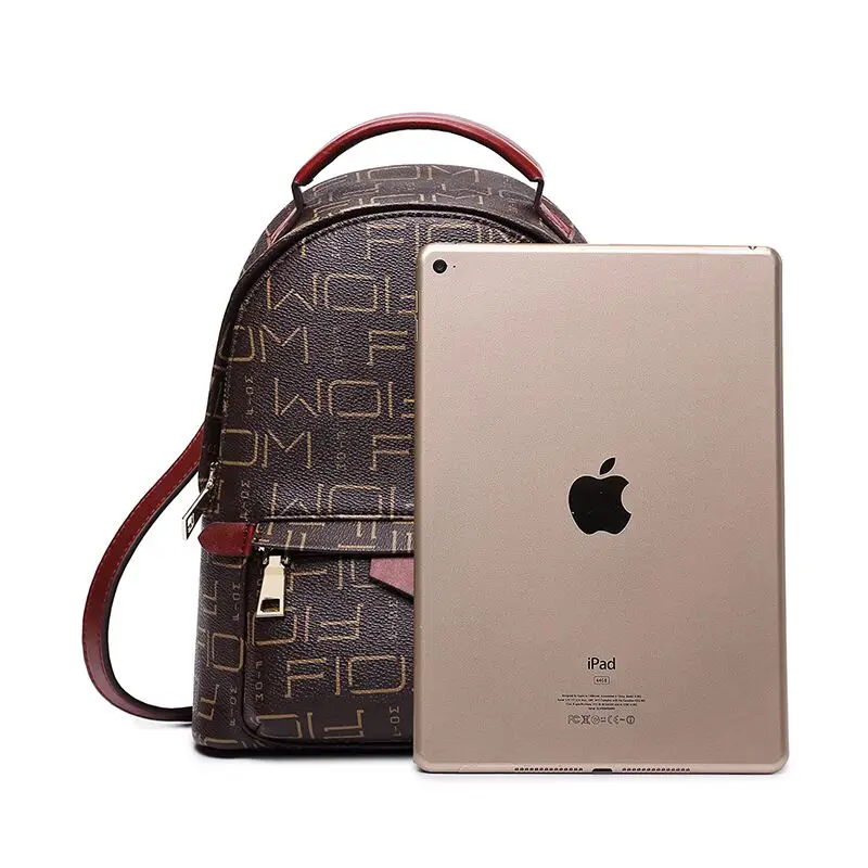 Модный женский рюкзак Студенческая мягкая задняя Сумка повседневная женская