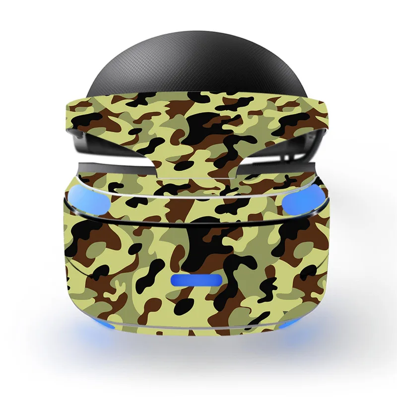 Камо Камуфляж Армия Зеленый Синий Дизайн Наклейка Стикера Кожи для Sony Playstation PS VR