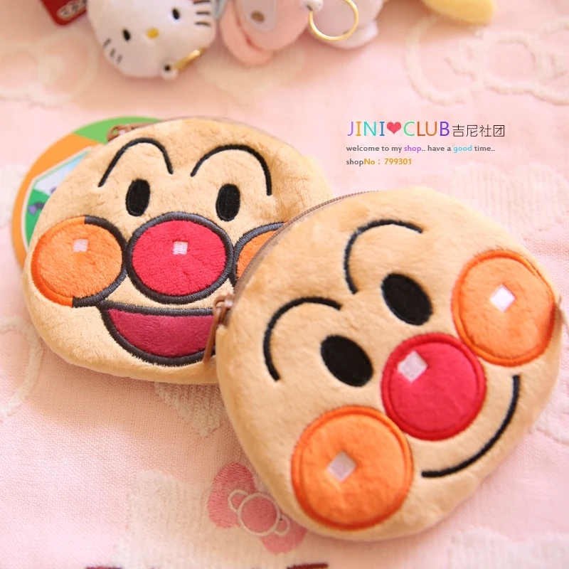 Японский Anpanman baikinman портмоне Kawaii сумка аниме плюшевые мягкие игрушки | Игрушки и