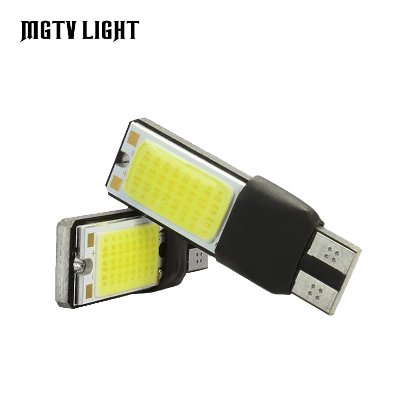 Mgtv Light 1 шт. большая акция Canbus Error Free T10 194 501 W5W COB Высокая мощность Автомобильный
