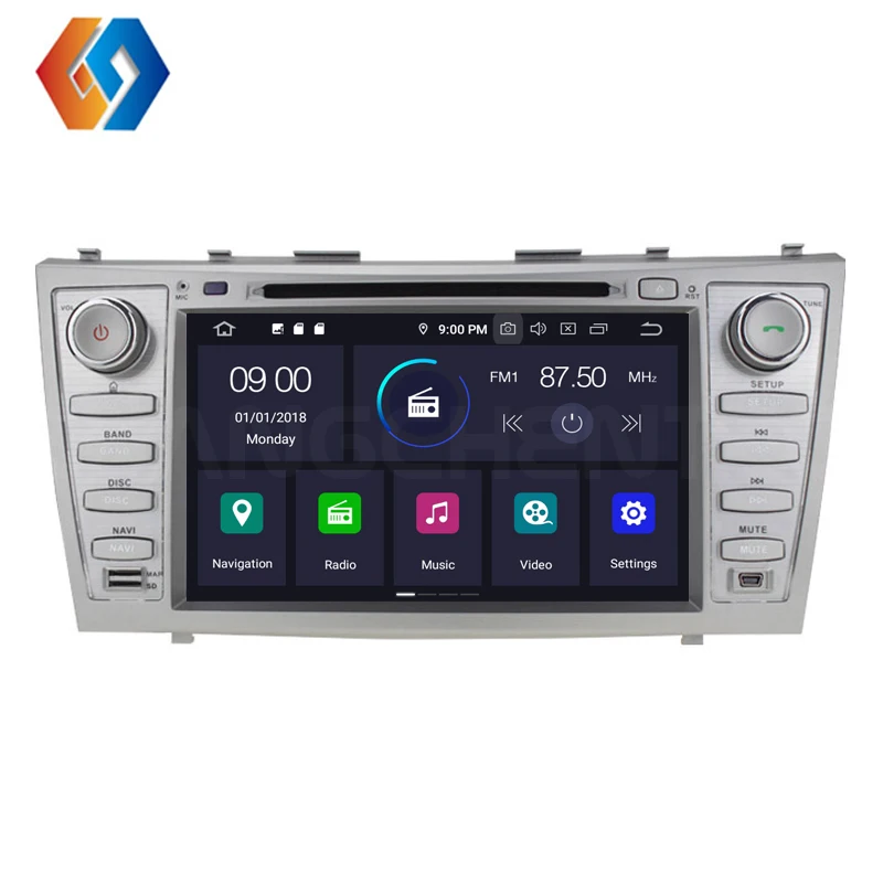 Автомобильный мультимедийный DVD/CD плеер для TOYOTA CAMRY 2007-2010 с новейшим Android 9 0