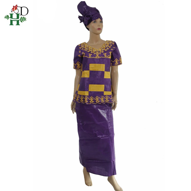 H &amp D халат pour les africaine femme Bazin riche традиционные африканские платья для женщин 100%