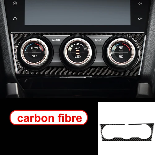 Air Panel B Аксессуары для Subaru Forester, 2013-, автомобильный Стайлинг, углеродное волокно, панель рулевого колеса, дверная ручка, внутренний стикер - Название цвета: Air Panel B