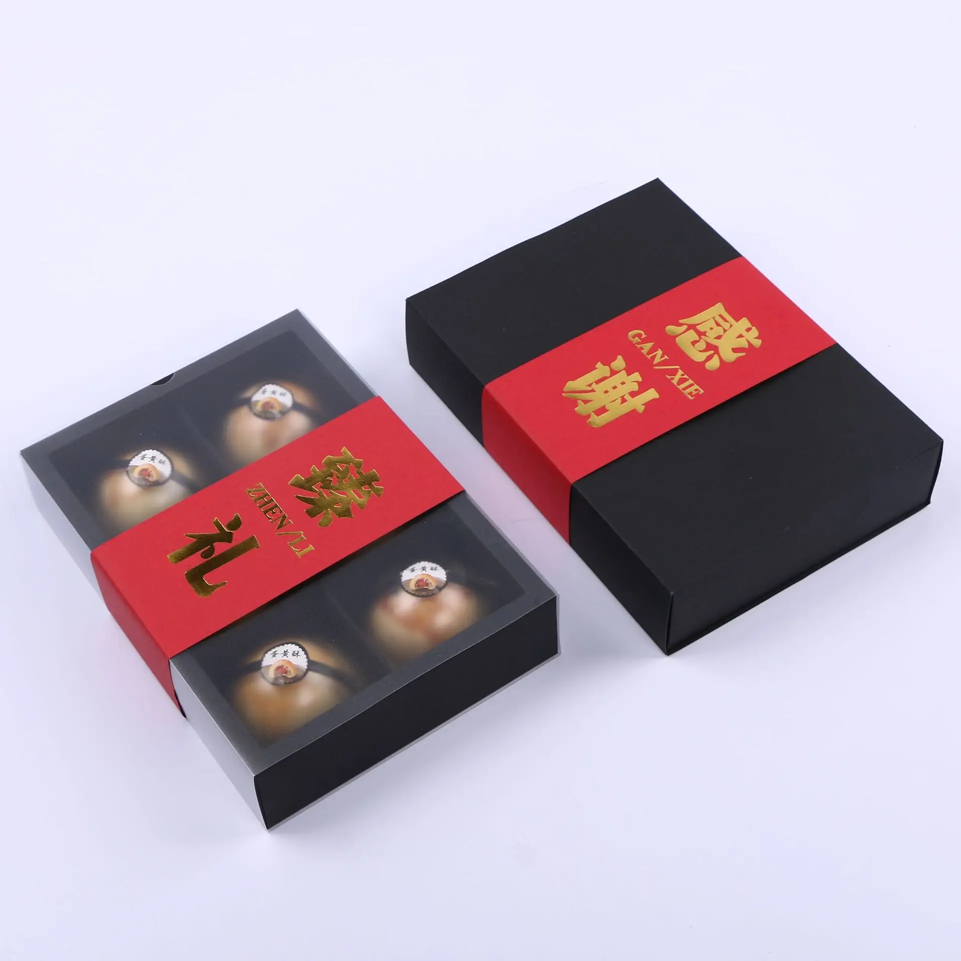Пищевая коробка для выпечки с прозрачным окном Подарочная печенья твердые