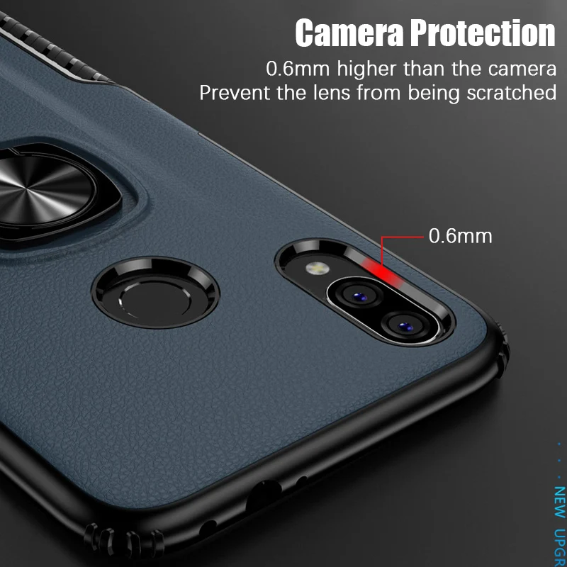 Металлический кронштейн чехол для телефона Xiaomi Redmi Note 7 6 5 Pro 4 4X роскошные