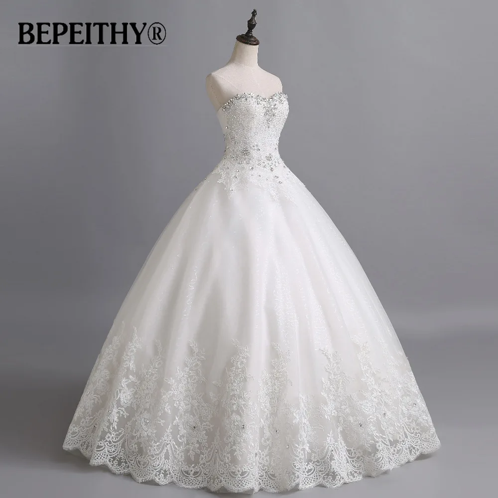 Vestido De Novias милое Хрустальное бальное платье невесты Свадебные платья принцесса свадебное платье горячая Распродажа