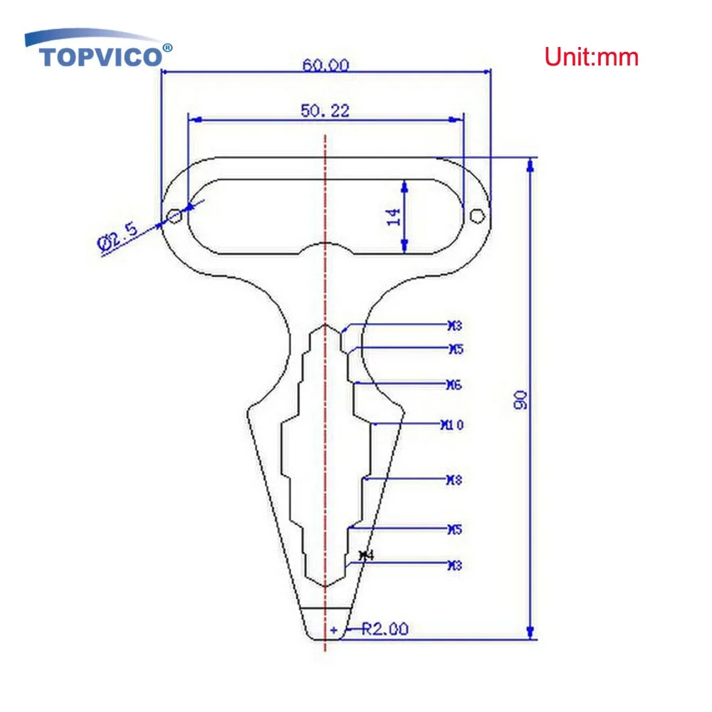 5pcs брелок для самообороны средства защиты Нержавеющая сталь открывалка бутылок