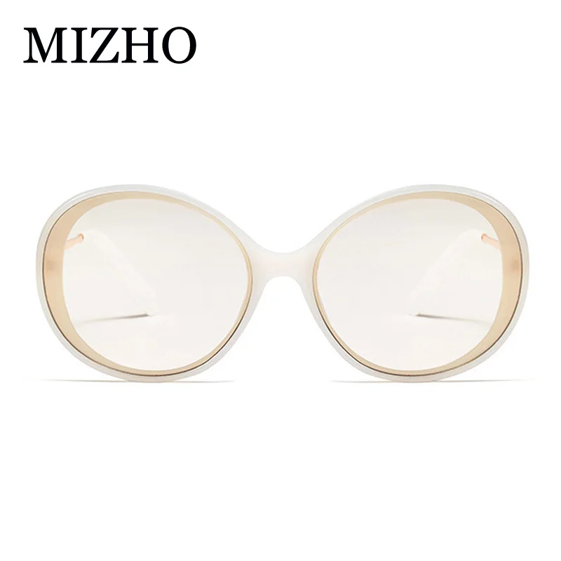 Модные Овальные Солнцезащитные очки MIZHO 2020 женские роскошные брендовые
